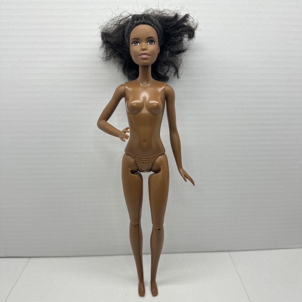 Mattel Barbie Newborn Pups Doll - Nude AA #FDD44 2016-2017